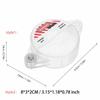 Sturdy PC Material Gate Valve Lock Integrated Design Transparent Lock Cover  Equipment Maintenance