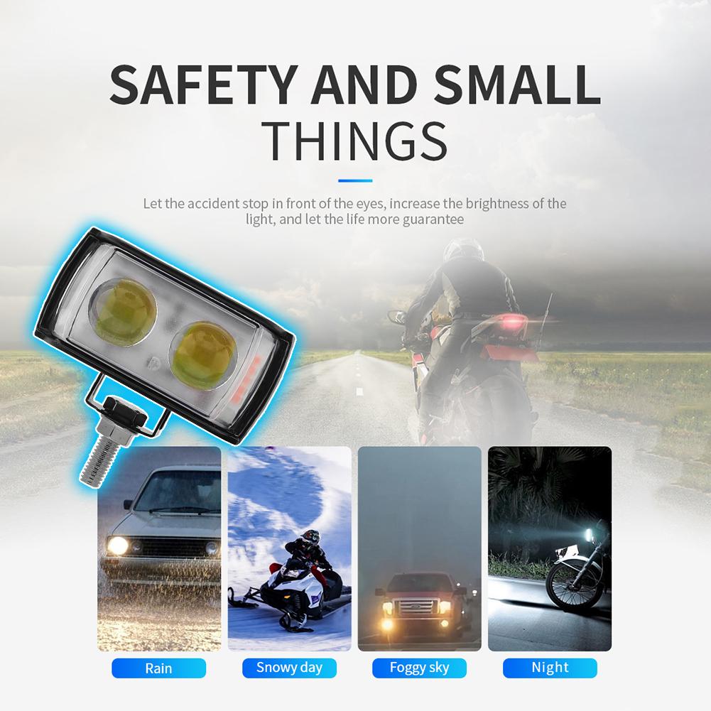 Motorcycle Spotlight Led Driving LED Fog Work Light Auxiliary Motorcycle Headlights For ATV SUV UTV Benelli Trk 502x 12V 24V