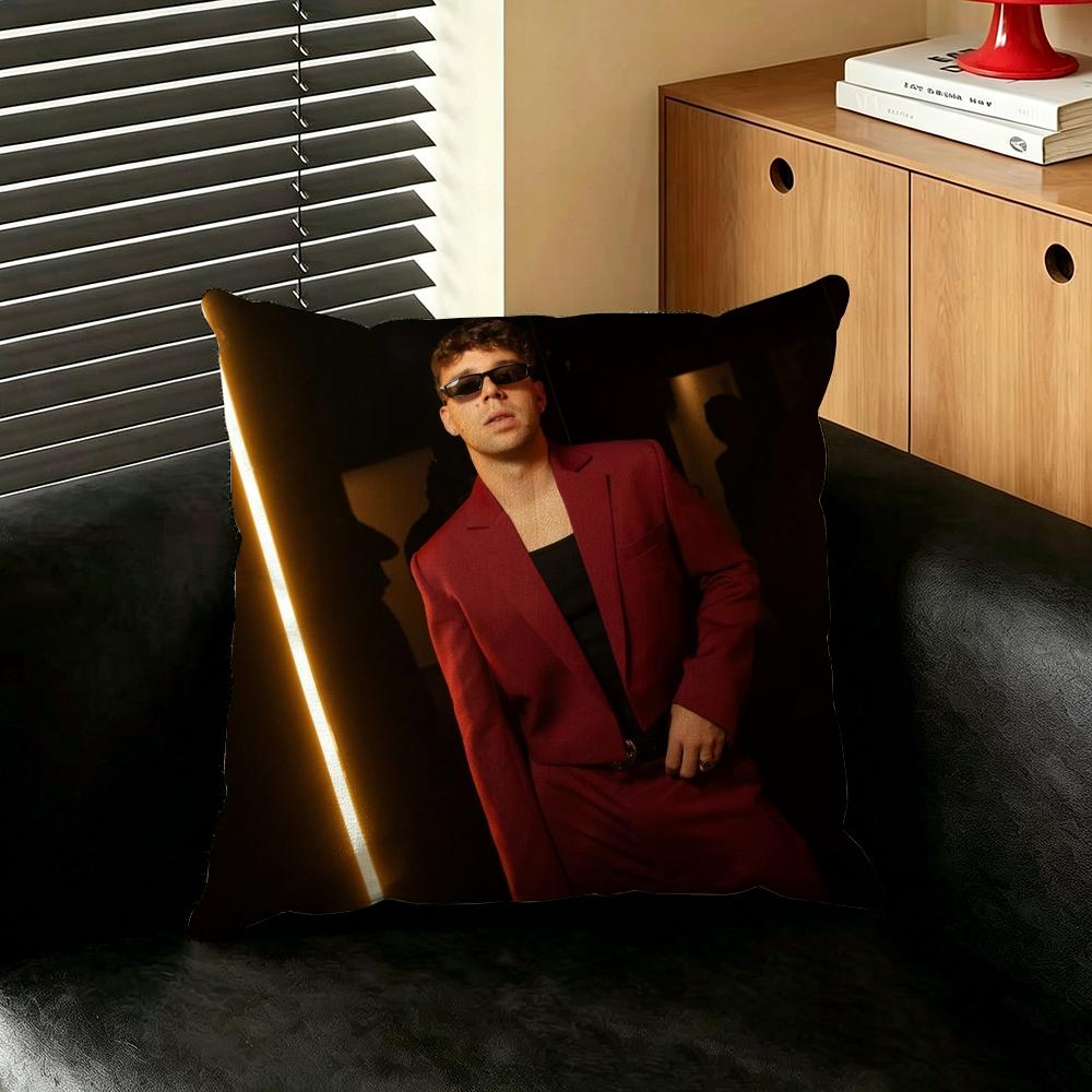 Music QQuevedo BBuenas Cushion Cover Creative Pillowcases for Interior Decoration Office Living Room Home Car Hot