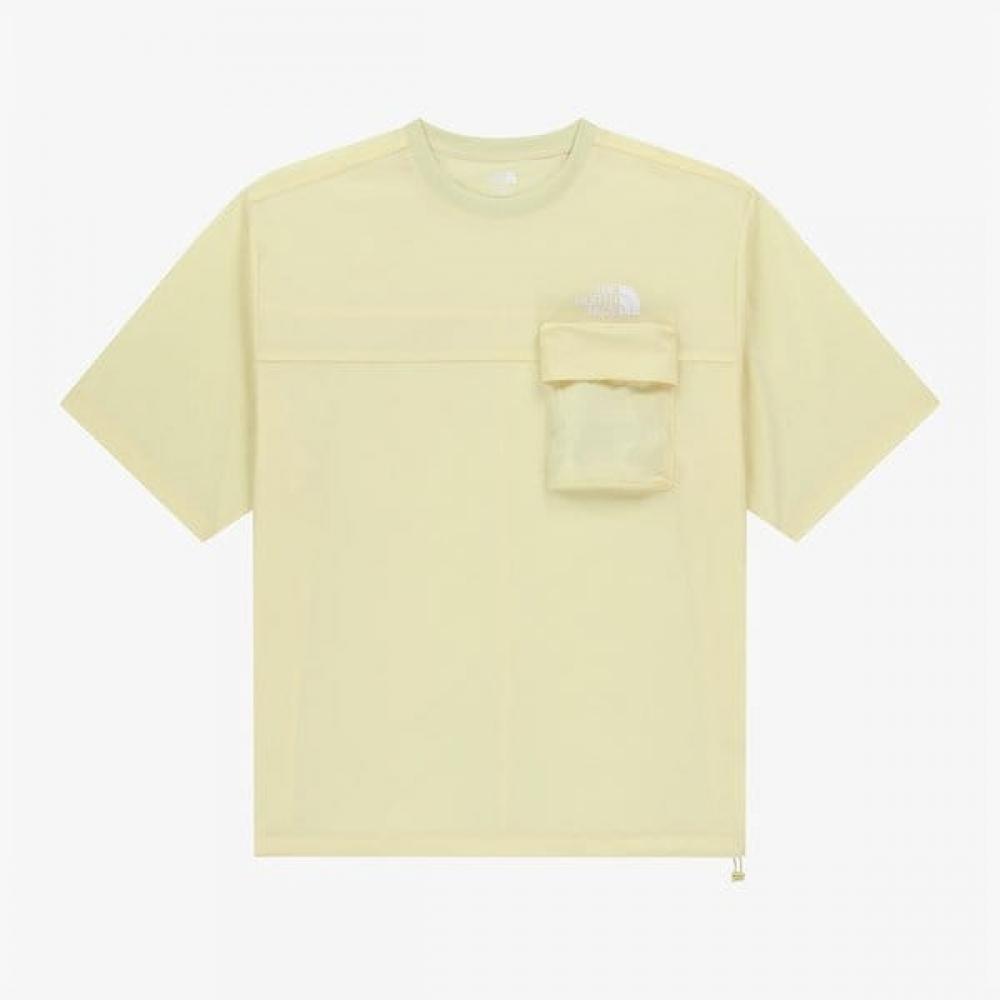 The North Face Ira Pocket Short Sleeve Tee Custard Nt7ur18l CUSTARD/085