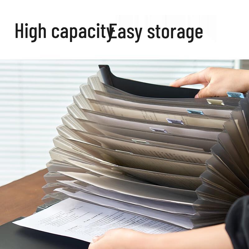Deli 5558 Accordion File Bag