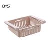 Decorations Home Retractable Kitchen Fridge Slide Under Shelf Drawer Box Rack Holder