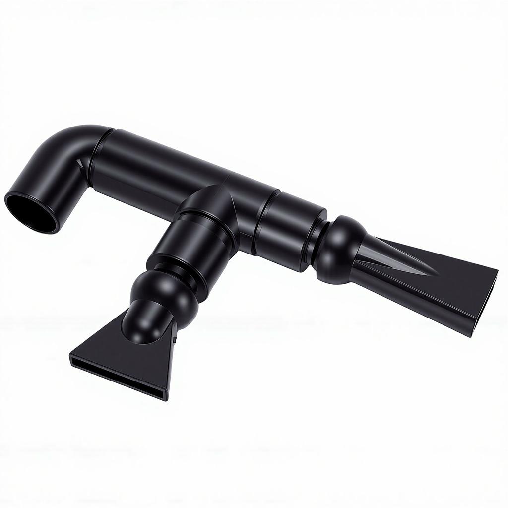 Fish Tank Double Nozzle PVC Aquarium Tanks Outlet Water Outflow Pipe Connector Versatile Tube Accessory External
