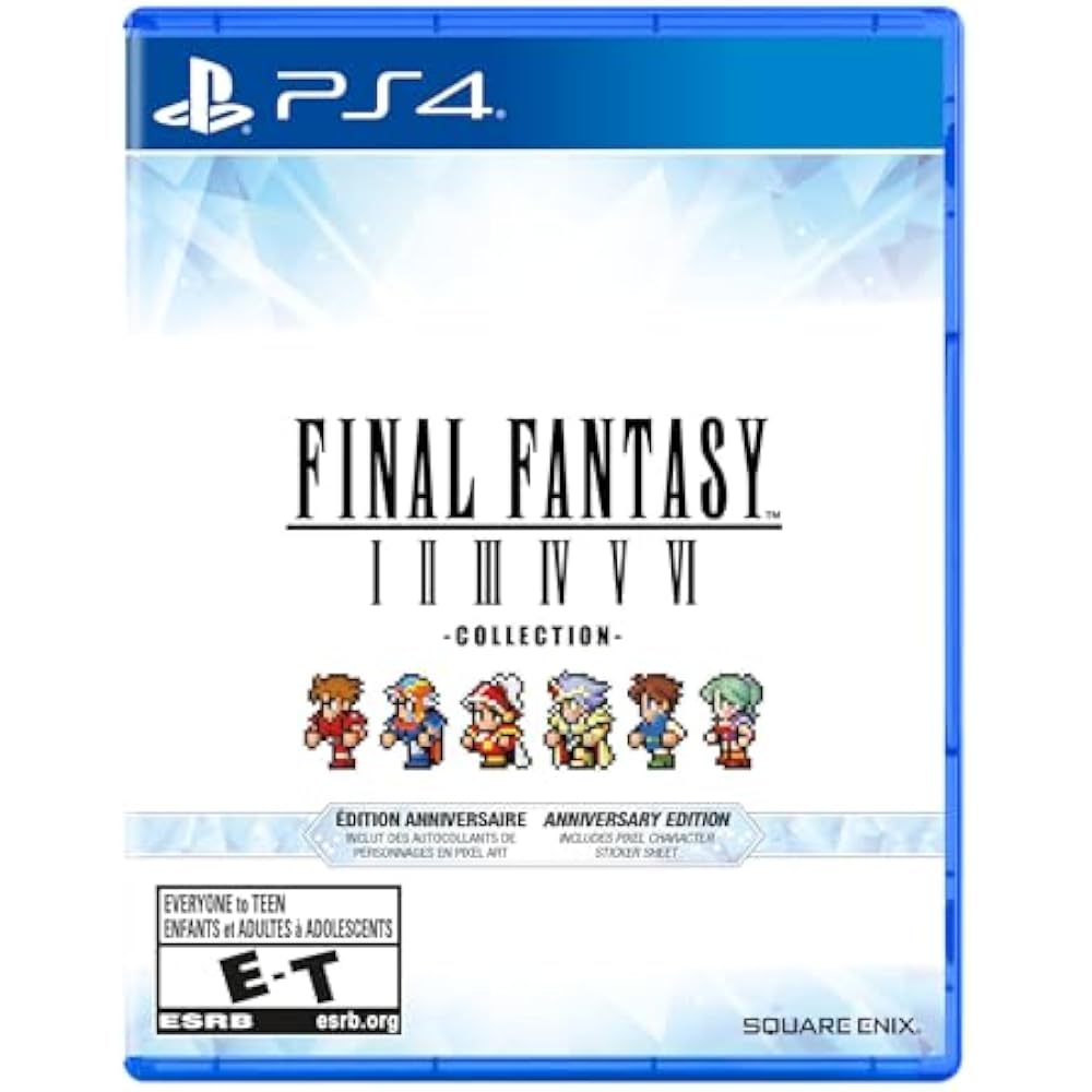 Final Fantasy I-Vi Collection Anniversary Edition (North America) - PS4