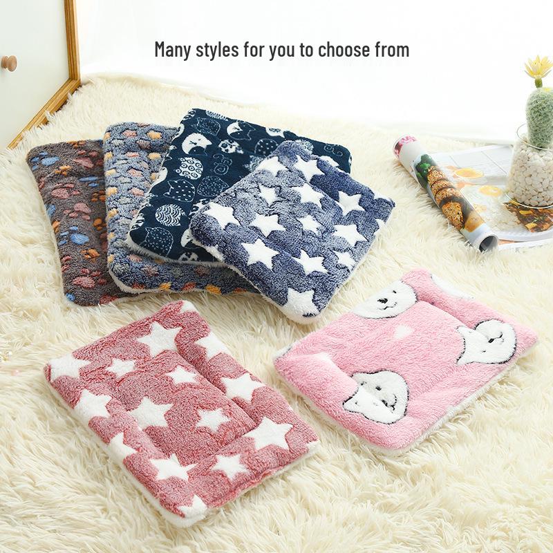 Thickened Autumn/Winter Pet Pad: Cat & Dog Blanket Nest and Sleeping Cushion Bed
