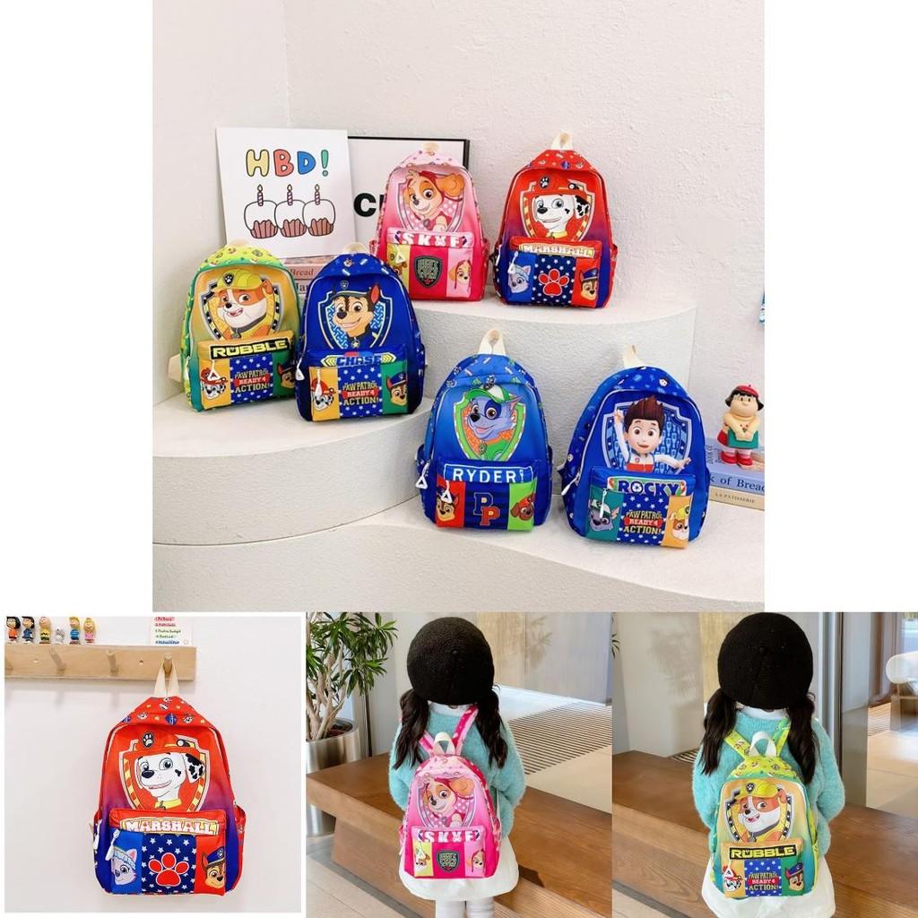Adorable Blue Paw Patrol Cartoon Backpack For Boys And Girls Age 3-6 Years