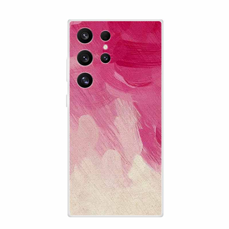 Coque Pour Samsung Galaxy S24 S23 S22 Ultra S21 S24 FE S21 A55 A53 A52S A54 Anti-choc Transparente Silicone Clair Housse de Téléphone Coque