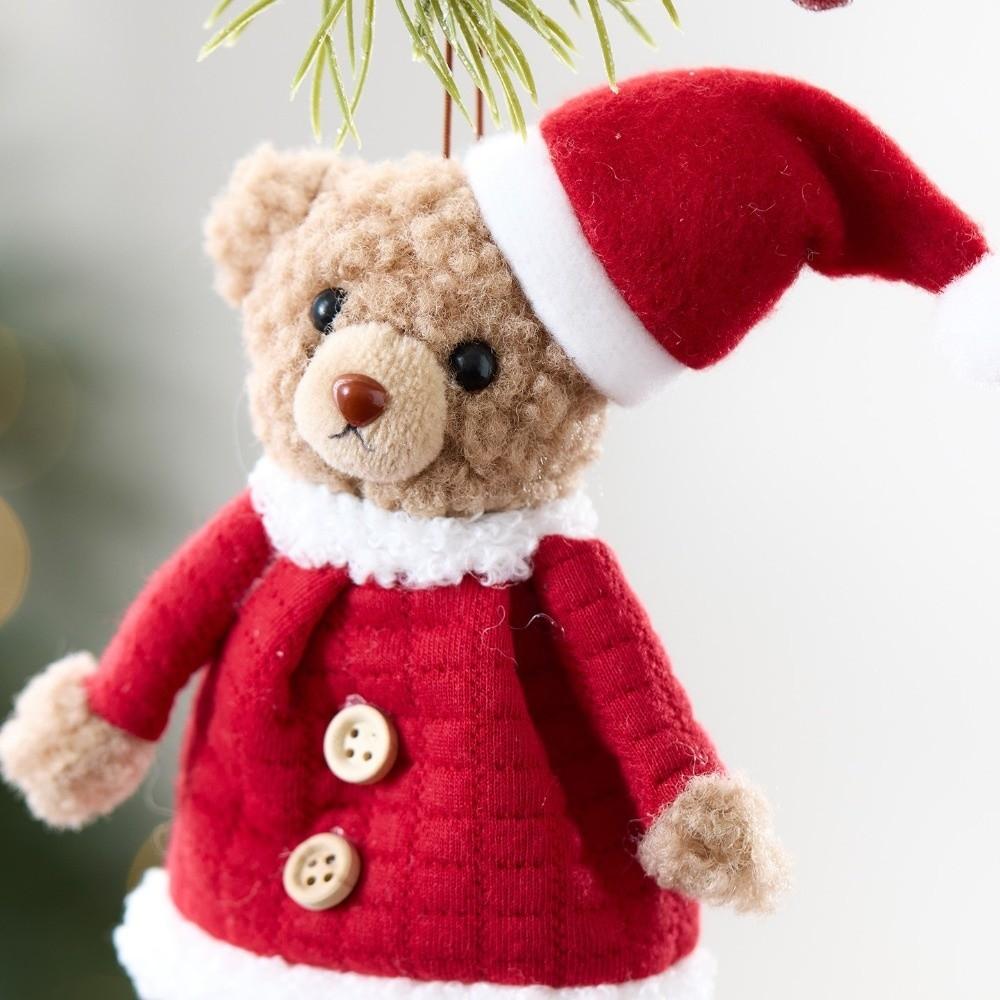 Cute Bear Doll Ornaments Christmas Gift Doll Decorations  Christmas Tree Decorations