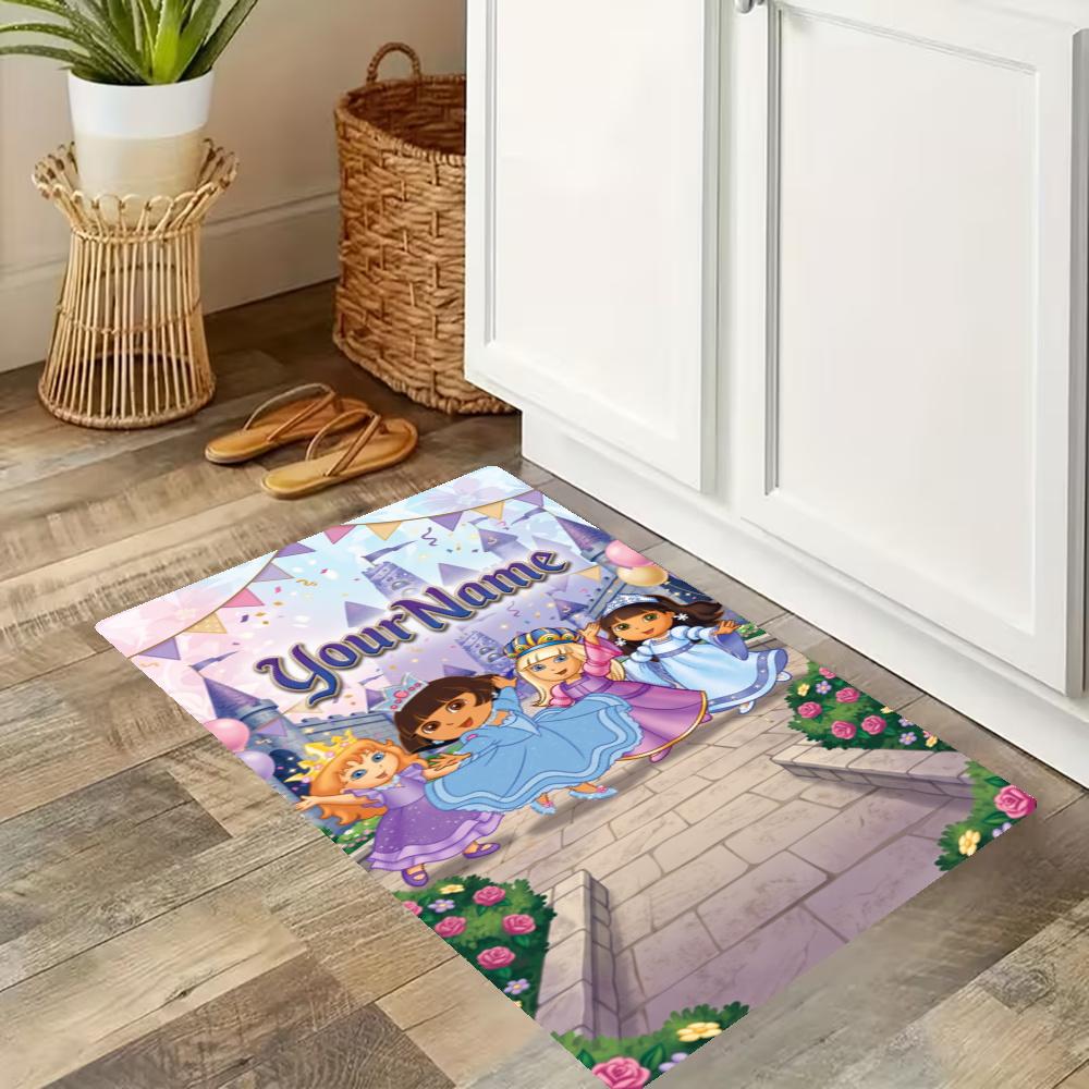 Dora Explorer Customize Your Name Kitchen Rug Runner Rug Laundry Mat Hallway Entryway The Best Gift Choice