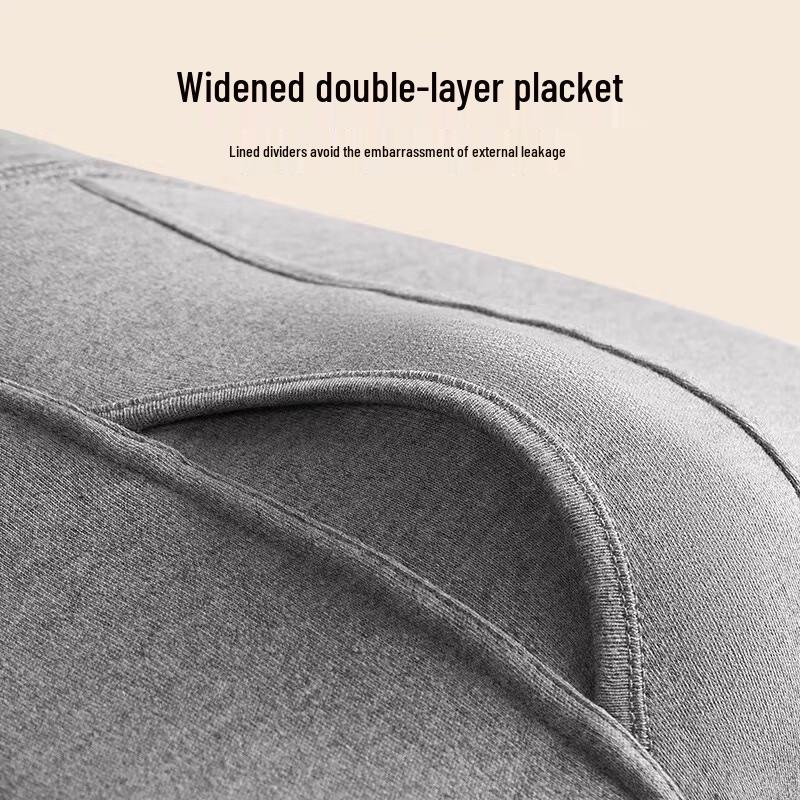 Langsha Men's 100% Cotton Antibacterial Thermal Underwear 2-Pack