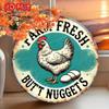 Vintage Metal Wall Art Chicken Kitchen Decor Rustic Weather Resistant Yard Sign