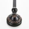 Strong Copper Tissue Paper Holder Retro Style Black Bronze Simple Mounts Tissue Bracket for Homes Easy Setups Decors