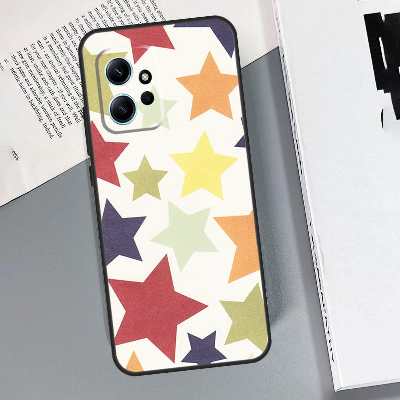 STARS COLOURFUL Case For Xiaomi Redmi Note 14 Pro 10 11 12 13 15 Pro Cover For Redmi 15 13C 12C 10C 14C 15C