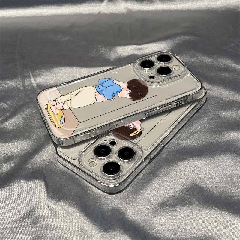 Cute Weighing for Men and Women, Suitable for iPhone 15 Phone Case, iPhone 14 Pro/13/12/XS Max/11 Full Coverage XS