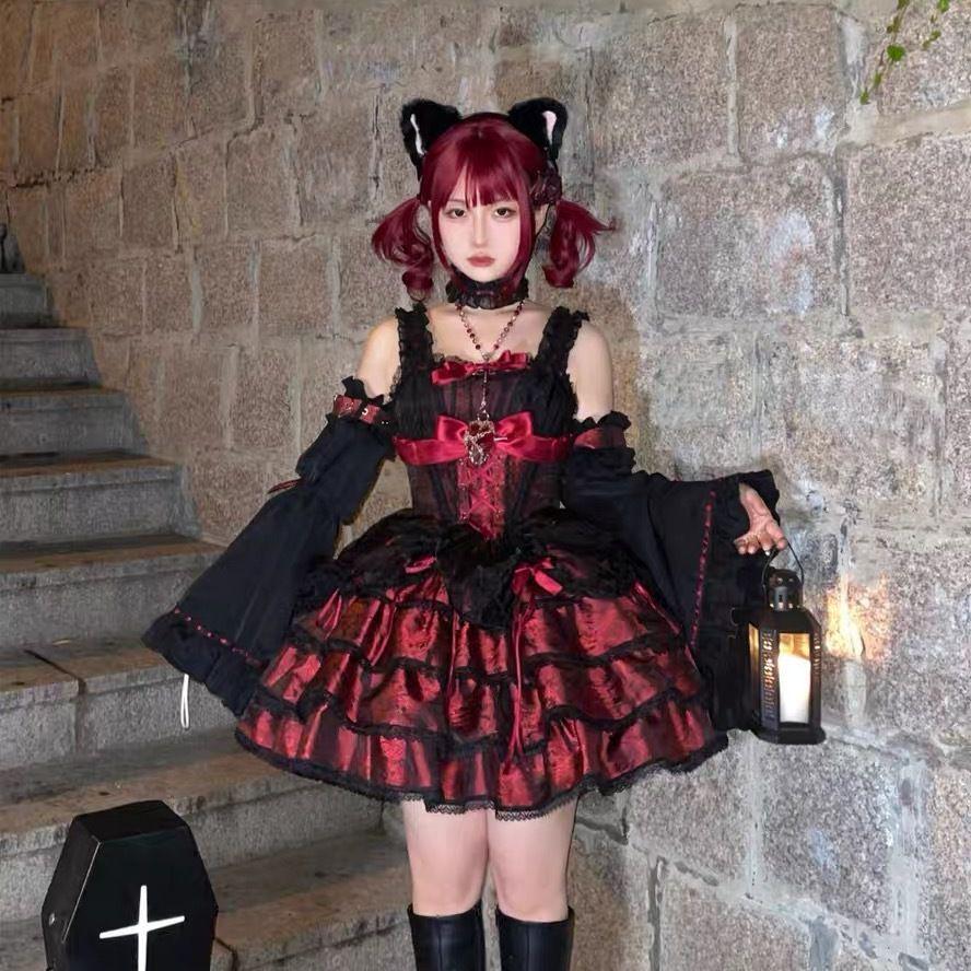 Rose Butler JSK Ballet Lolita Full Set Subculture Dopamine Style