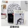 Schoolbag Wholesale New Cartoon Printed Schoolbag Junior High School Girls Backpack New High Value Trend Casual Backpack
