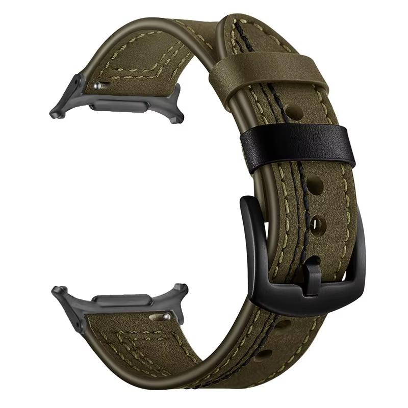 

No Gaps Leather Band For Samsung Galaxy Watch 7 Ultra 47mm SmartWatch Bracelet Galaxy Watch 7 Ultra Replacement Wristband Strap Galaxy Watch 7 Ultra