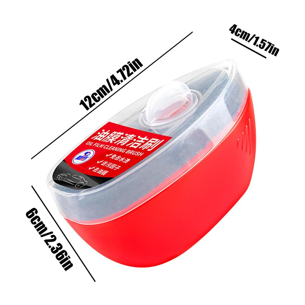 Oil Film Brush Cleaning Tool Windshield Oil Film Cleaner For Car Trucks SUVs Windshield Interior Home Glass