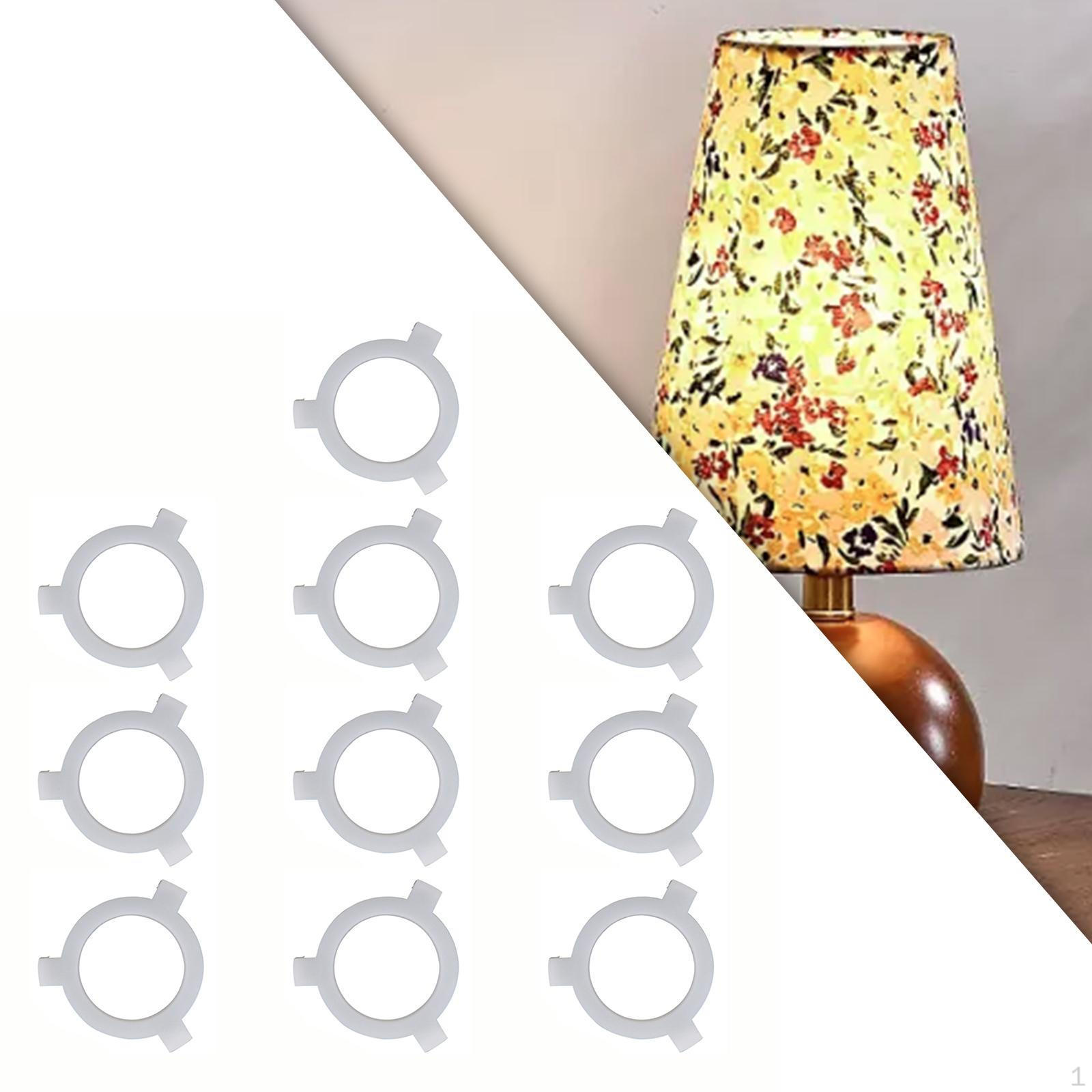 

10 шт., шайба для абажура, прочная, аксессуары для ламп, абажур для замены света E27 to E26