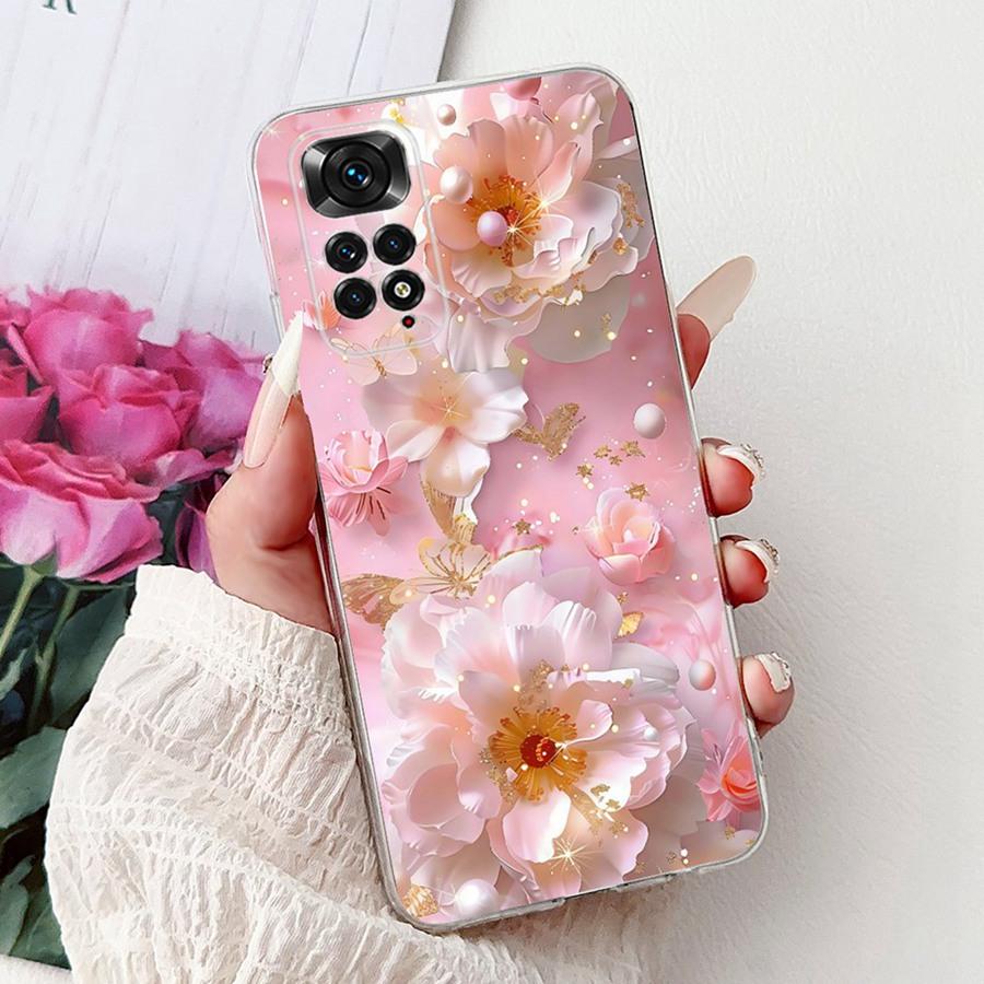 For Xiaomi Redmi Note 11 Pro 11S 4G Phone Case Luxury Painted TPU Cover for Redmi Note11 4G Global Soft Silicone Fundas Capa