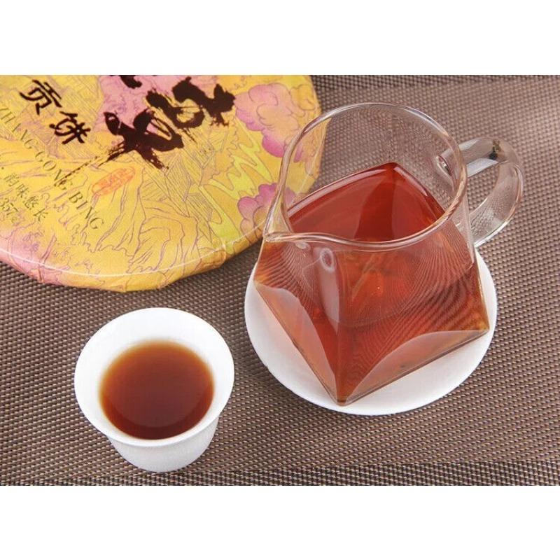 Спелый чай Пуэр Золотой бутон Лао Баньчжан Дань Чай Древнего дерева Спелый чай Пуэр — фото 8