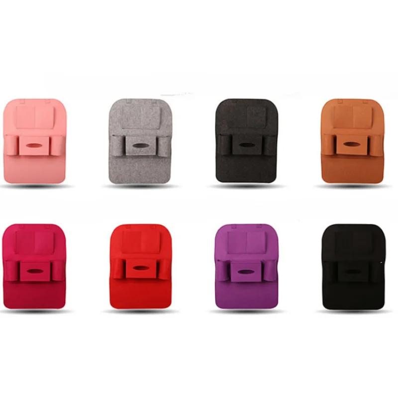 New Light Popular Felt Car Storage Bag 40*56CM Multi-color Car Seat Portable Backpack Easy To Install for Camping and Travel