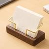 Metal Business Card Holders Business Card Stand Postcard Holders Creative Business Card Display Rack for Office Tabletop
