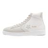 Converse Cons Pro Leather Non-Slip Shock Absorption High-Top Board Shoes Unisex White