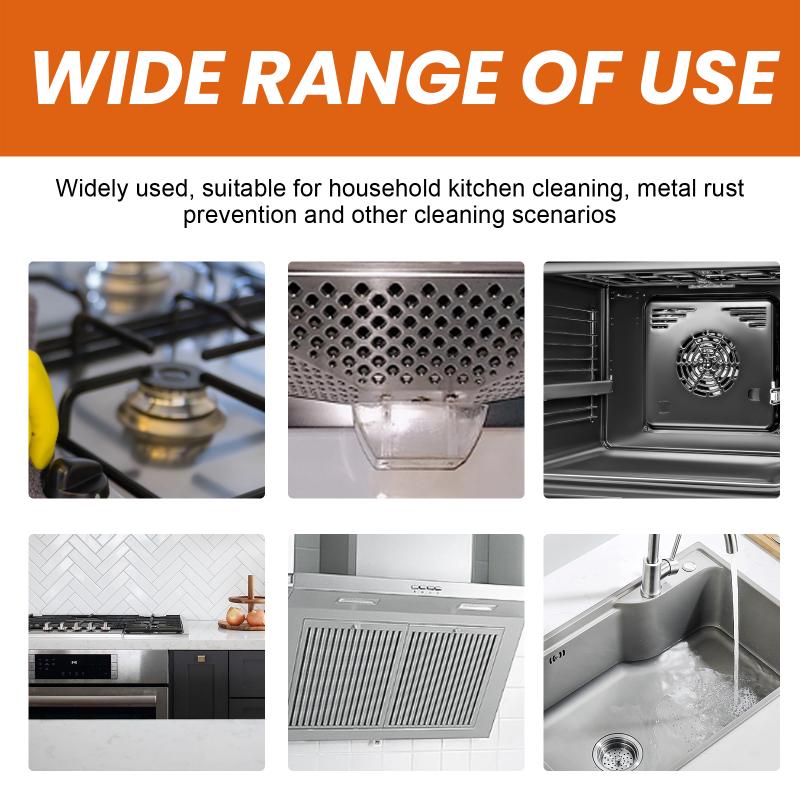 Универсальная чистящая паста для ежедневной гигиены кухни, плиты, вытяжки, дна кастрюль, кухонной поверхности one size