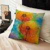 Abstract Dandelion Decorative Room Aesthetics Pillow Case Home Decor Bedroom Sofa Bed Couch Pillow Cover 45x45