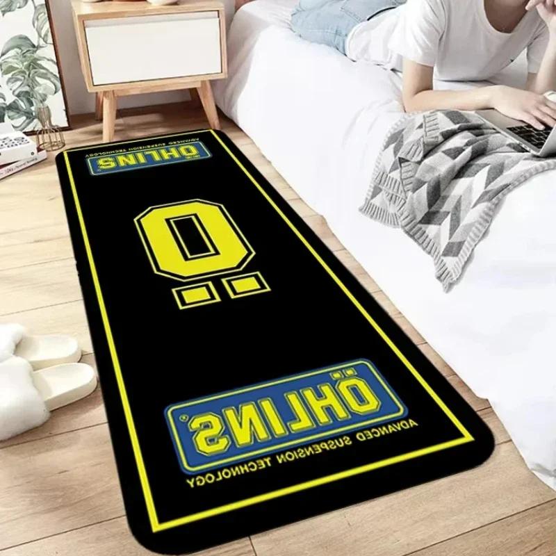 Trend Motorcycle Carpet for Bedroom Decor Living Room Non-slip Rug Bedside Soft Floor Mat Doormat Lounge Area Rug Welcome Rugs