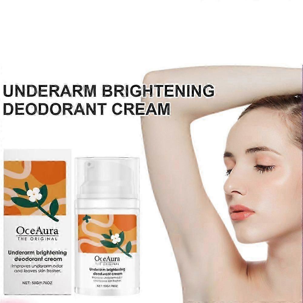 The Original Underarm Brightening Deodorant Cream For Dark Underarms Treatment, Body Odor Eliminator For Women & Men, Ingrown Hair Treatment
