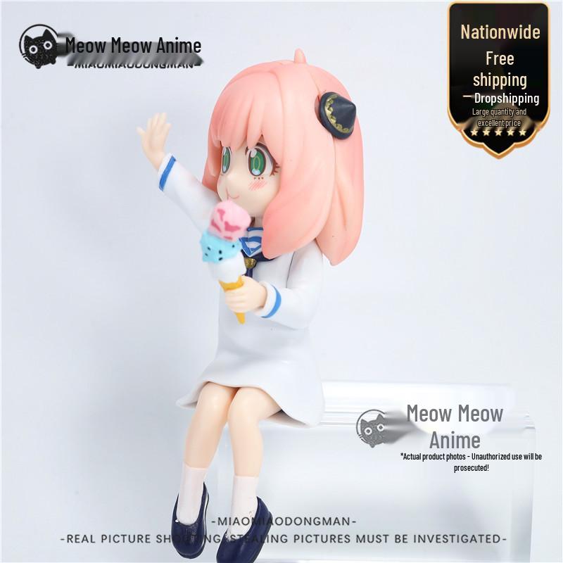 Anya Summertime Noodle Scene Figure – Spy x Family Anime Collectible Doll Gift