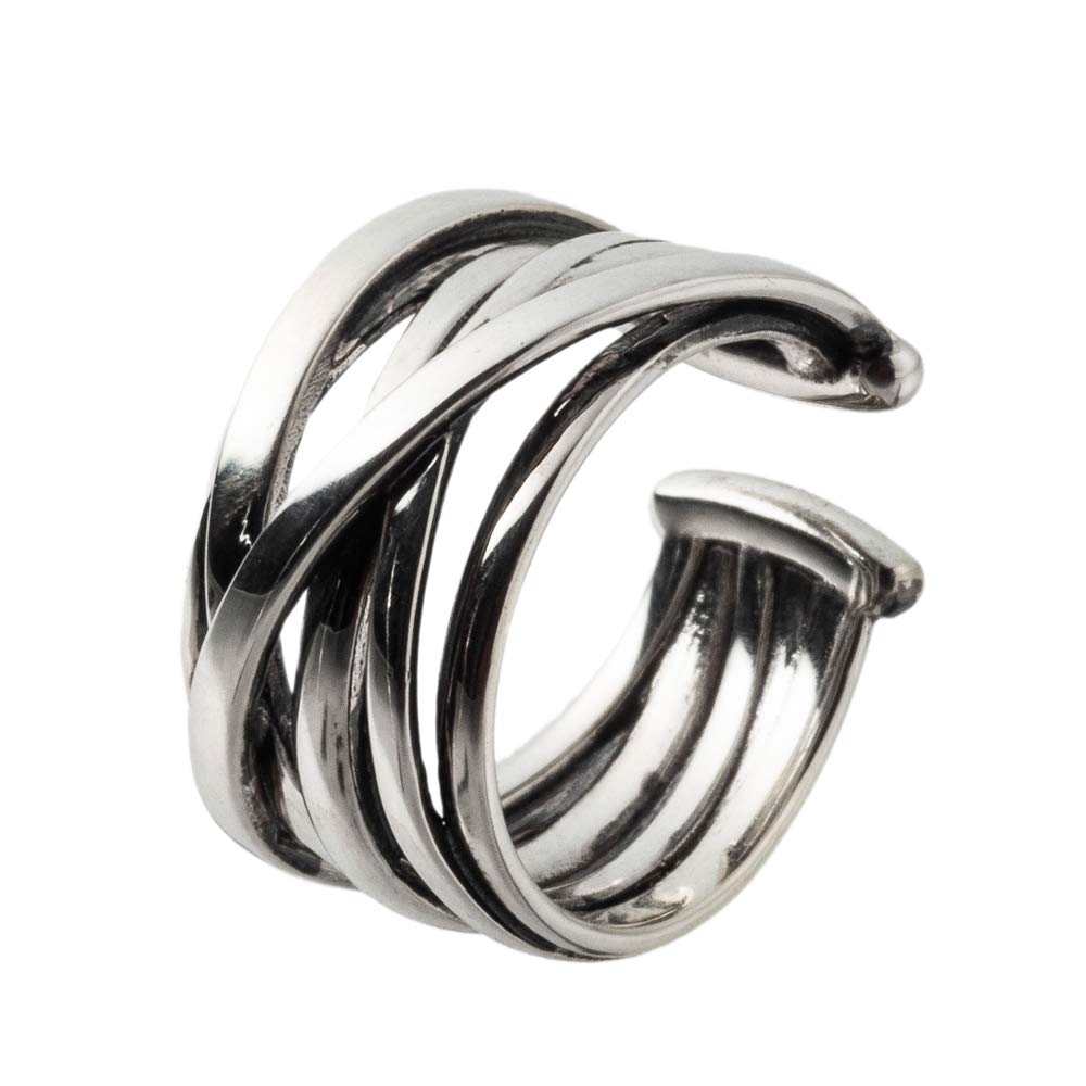 

ArtemisClassic x Elenore Jewelry Многослойные серьги-каффы Серебряные аксессуары Брендовые ювелирные изделия Серебряные поддельные серьги-каффы 925 [Artemis Classic]