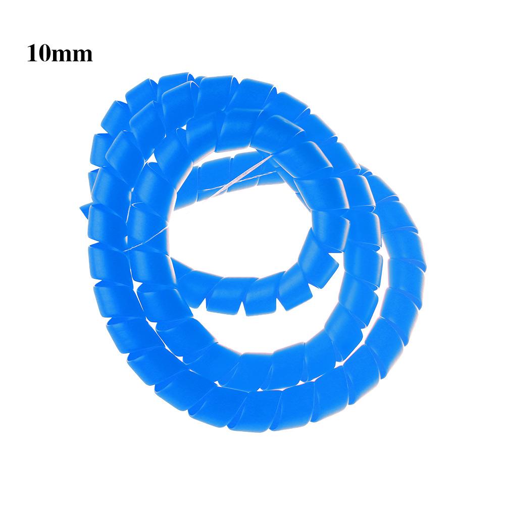 10mm/14mm Retardant Wire Organizer Casing Spiral Wire Cable Sleeves Winding Pipe