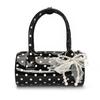 Niche polka dot bag 2025 new Mori sweet fashion bow foreign style versatile portable shoulder cylinder bag
