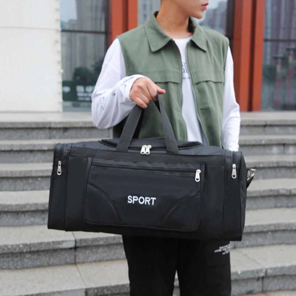 Oxford Fitness Bag Large Capacity Yoga Sports Backpack Waterproof Multifunctional Adjustable Shoulder Strap For Outdoor Football