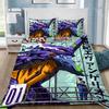 3D Print Anime E-evangelion V-eva A-genesis Duvet Cover Pillowcase Bedding Set Adult Boy Girl Bedroom Decoration Children Single