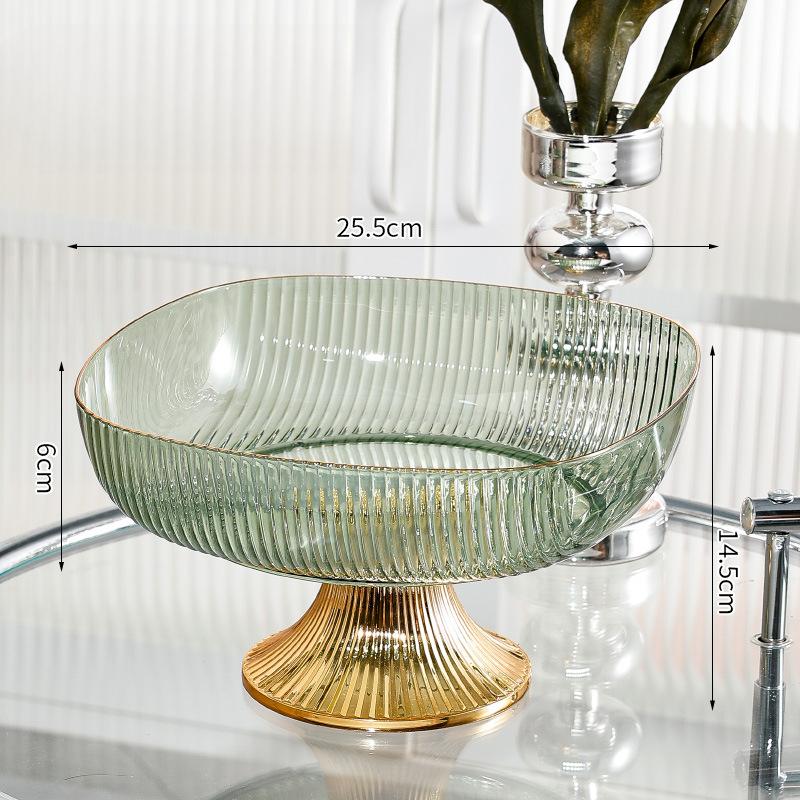 Fruit Plate Fruit Plate Household Living Room Tea Table Snack Tray Candy Simple Ins Light Luxury Style Plate