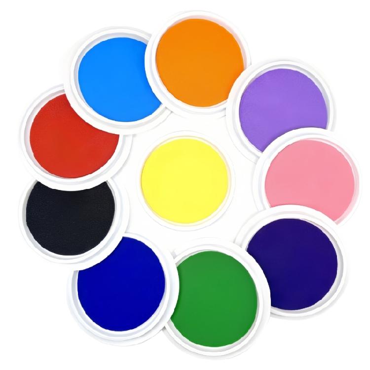 

Colorful Washable Seal Ink Set Of 10 For Artists Craft Projects And Creative Learning 1