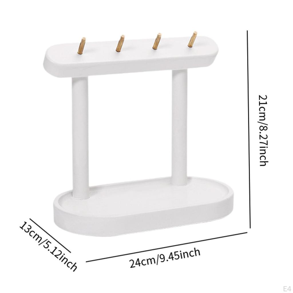 Key Holder Storage Rack, Nordic Decoration Wooden Gift Creative Jewelry Organizer Tray