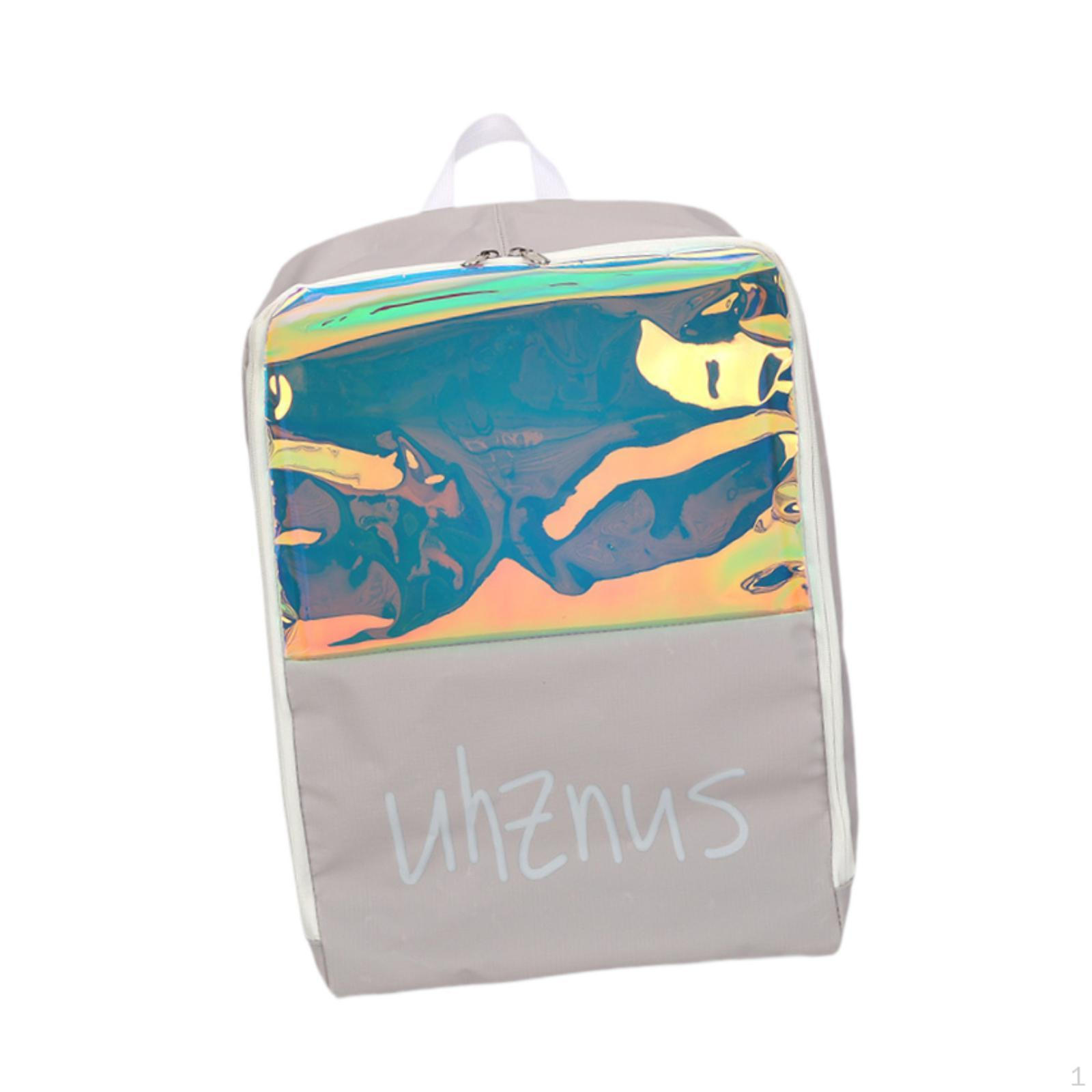 

Ski Boot Bag Carry Practical Large Capacity for Men Women Lightweight Shoe Pouch сірий