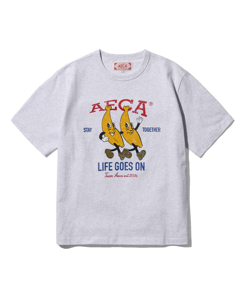 AECA (Woman) Stay Together Half Sleeve-Light Gray