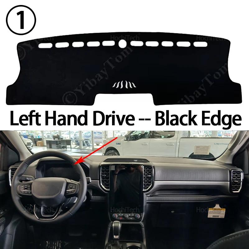 Car Dashboard Cover Mat Sun Shade Non-slip Pad Carpet Protector Accessories for Ford Ranger T6 P703 2th 2Gen 2024 2025
