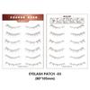 Water Transfer Printing Lower Eyelash Tattoo Sticker Lower Eyelash Temporary Tattoos  Outdoor