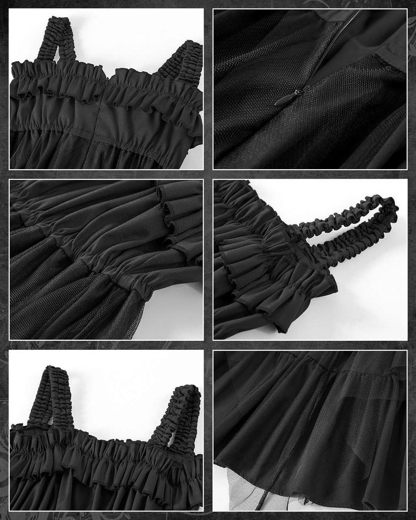 JIURUN Lolita Gothic Lolita Jumper Plus Mori Sweet Sash Gothic Lady One-Piece Costume, Skirt, Cosplay, Anime, Size, Girl, Lolita, Outerwear, Gloves,