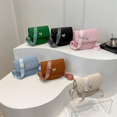 Casual Commuter Diamond Crossbody Bag Small Square Bag for Women's Spring New Fashionable and Simple Shoulder Bag for Women