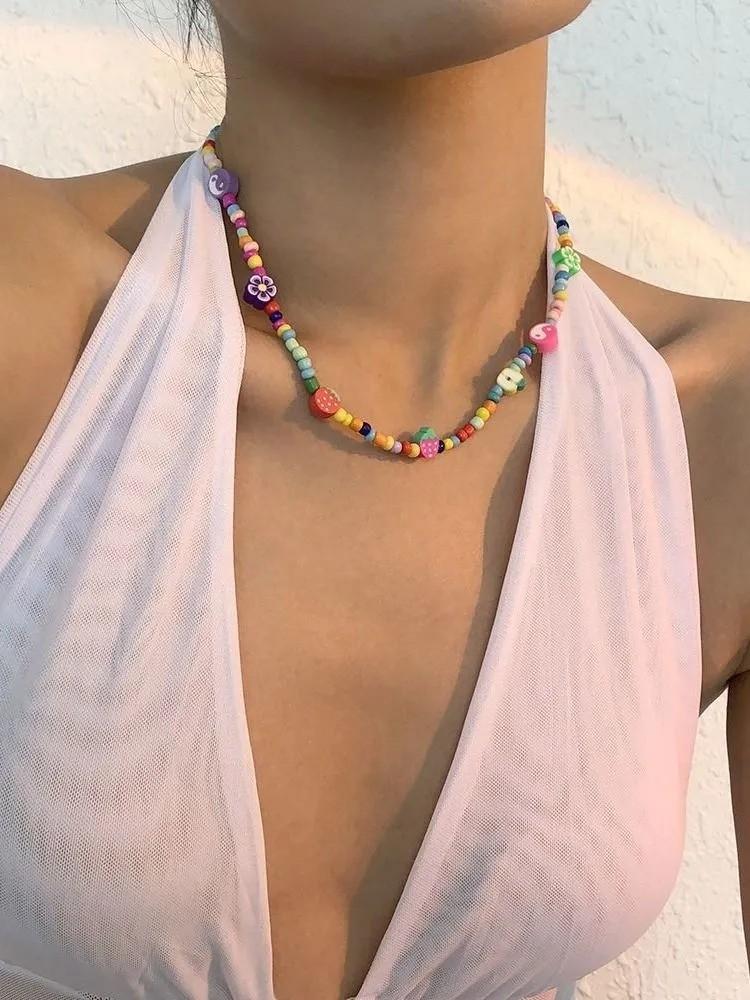 

Браслет из бисера и фруктового риса