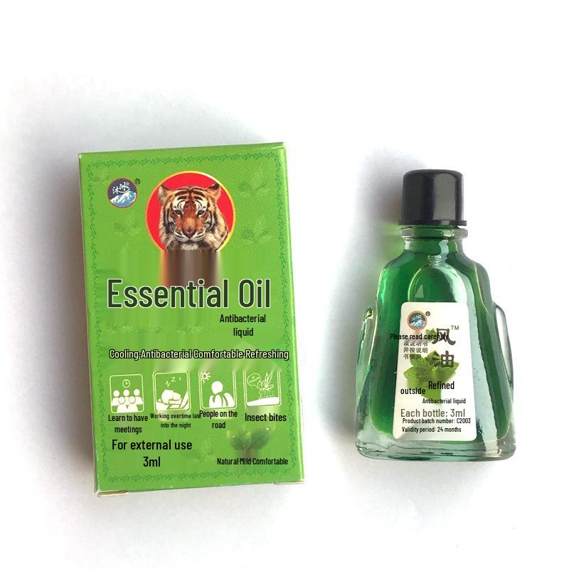 Mu Bing Tiger Head Cooling and Awakening Mosquito Repellent Rollerball Oil