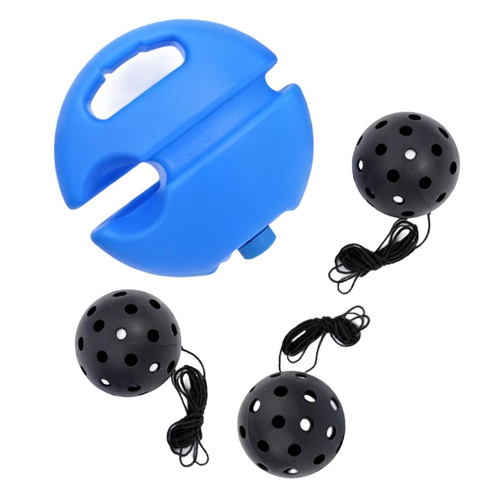 Pickle Training Aid Pickle Self Practice Device Black 74MM PE Rebound Balls with High Elastic String Style 1